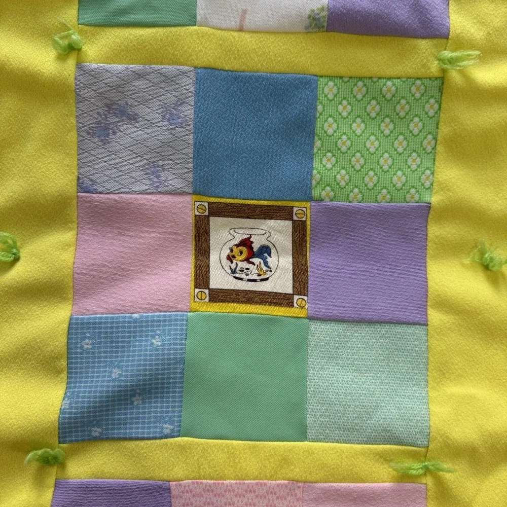 Quilt Patchwork Pinocchio Characters Handmade Baby 36